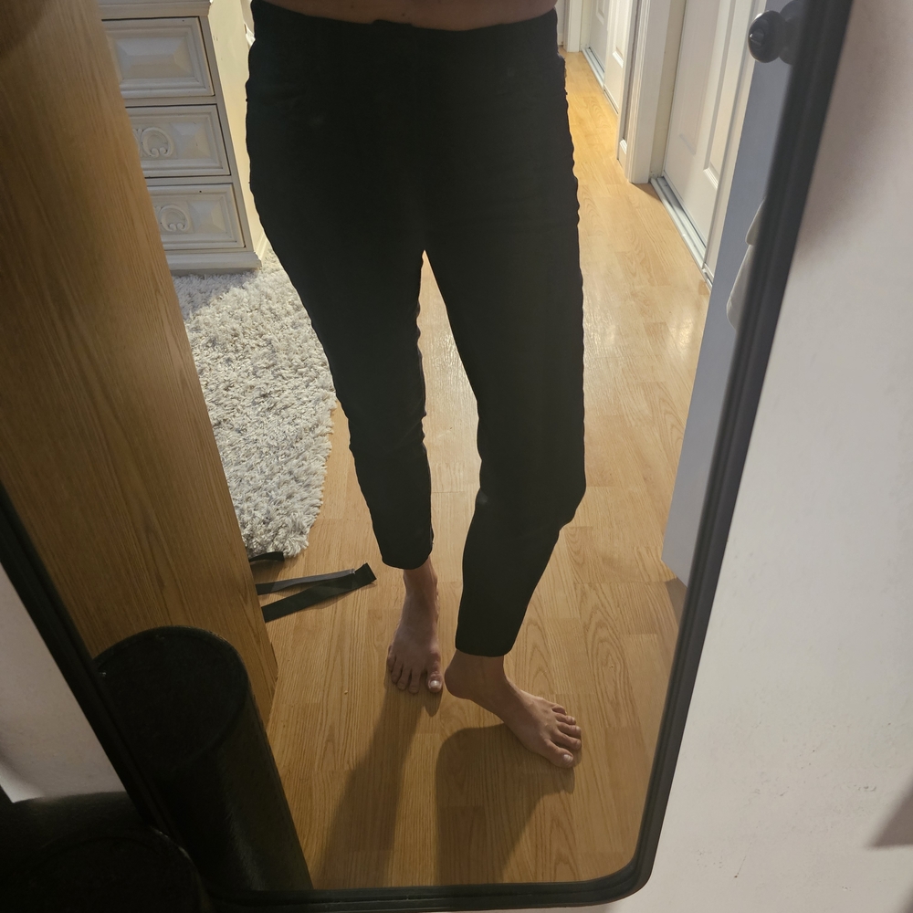 Nili Lotan Black Ankle Jeans